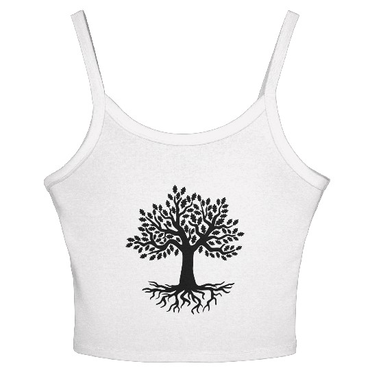 Tree of life tree Women's Spaghetti Strap Tank Top