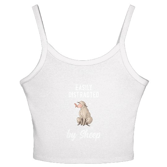 Cute Lamb Saying - Farmer & Sheep Women's Spaghetti Strap Tank Top
