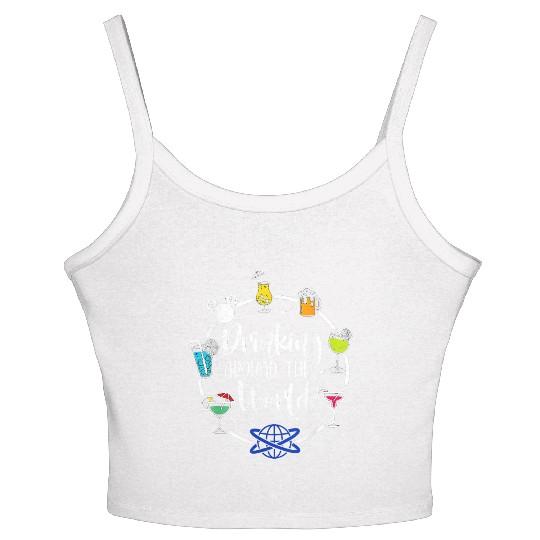 Drinking Around The World Women's Spaghetti Strap Tank Top