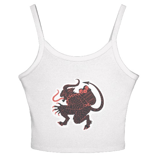 krampus Women's Spaghetti Strap Tank Top