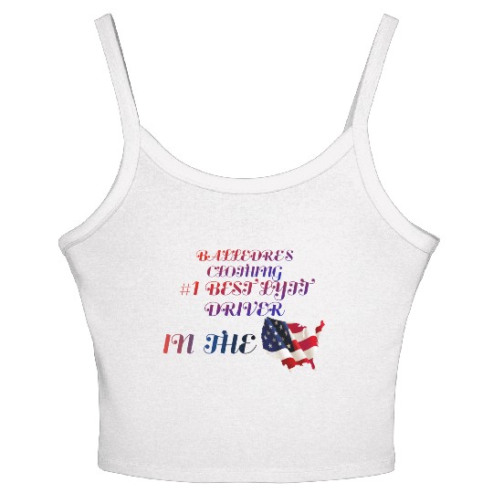 #1 Lyft Driver in the USA Women's Spaghetti Strap Tank Top