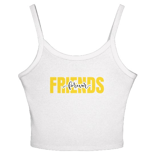 Friends forever. World's friendship day Women's Spaghetti Strap Tank Top
