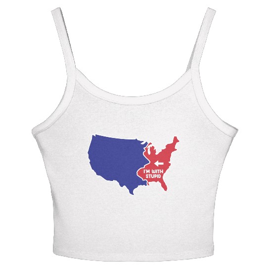 New Jersey US Design for patriotic New Jerseyans Women's Spaghetti Strap Tank Top