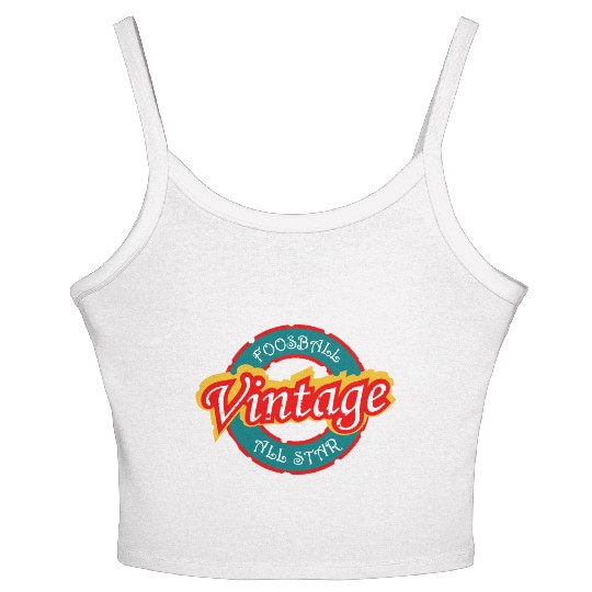 Foosball vintage all star Women's Spaghetti Strap Tank Top