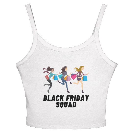 Black Friday Squad Women's Spaghetti Strap Tank Top