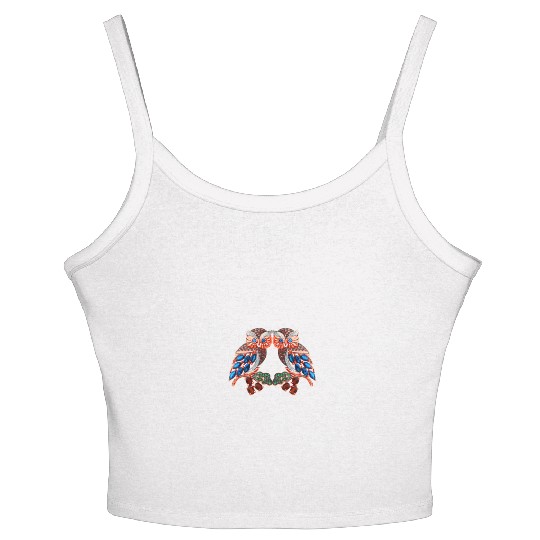 Jewelry Owl Beautifull Design Women's Spaghetti Strap Tank Top