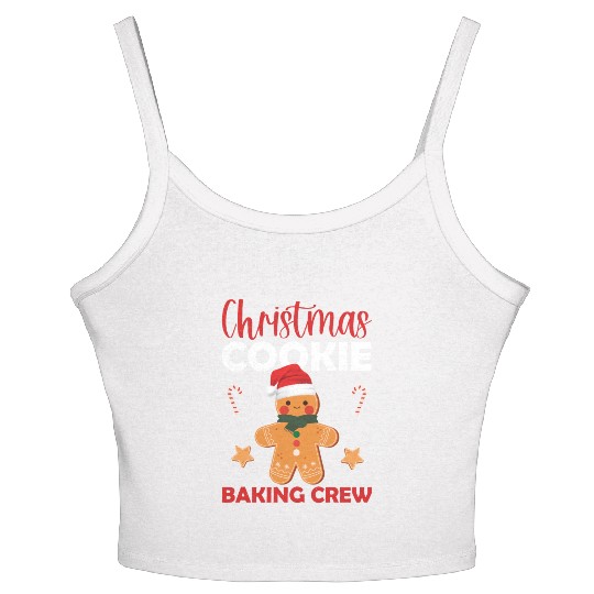 Christmas Cookie Baking Crew Women's Spaghetti Strap Tank Top