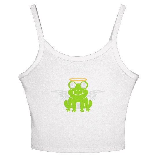 Angel frog wings Women's Spaghetti Strap Tank Top