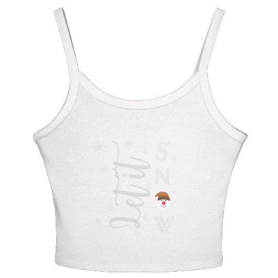 Let it snow Women's Spaghetti Strap Tank Top