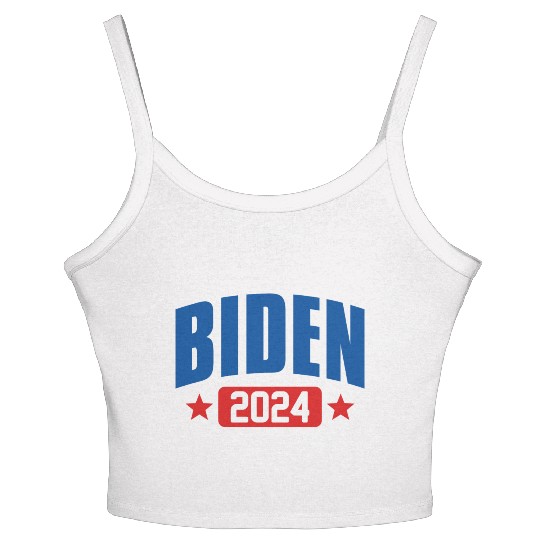 Joe Biden 2024 Women's Spaghetti Strap Tank Top