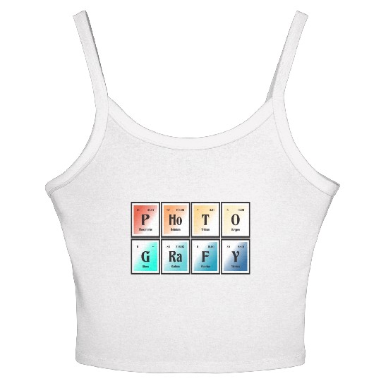 Photography | Periodic Table of Elements Women's Spaghetti Strap Tank Top