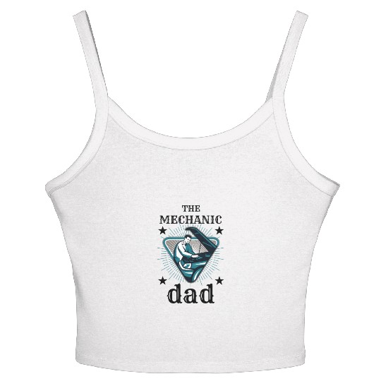 The mechanic dad Women's Spaghetti Strap Tank Top