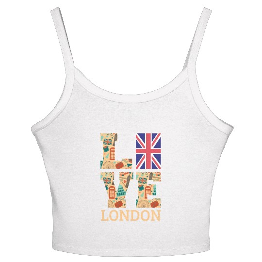 London Women's Spaghetti Strap Tank Top