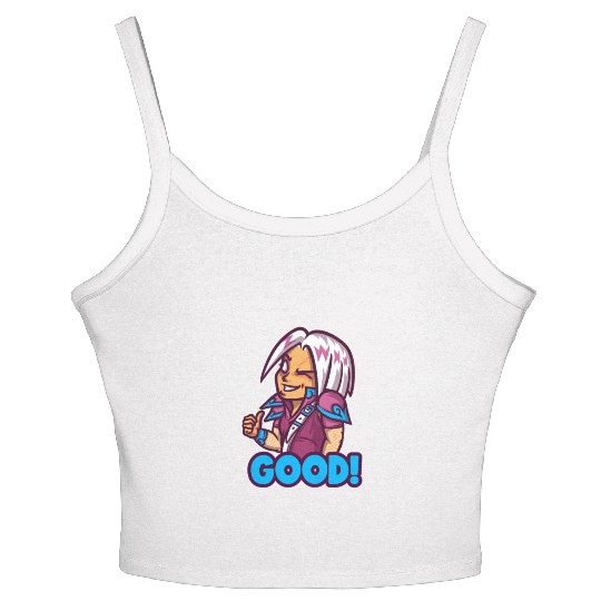 emote maker featuring lost ark inspired characters Women's Spaghetti Strap Tank Top