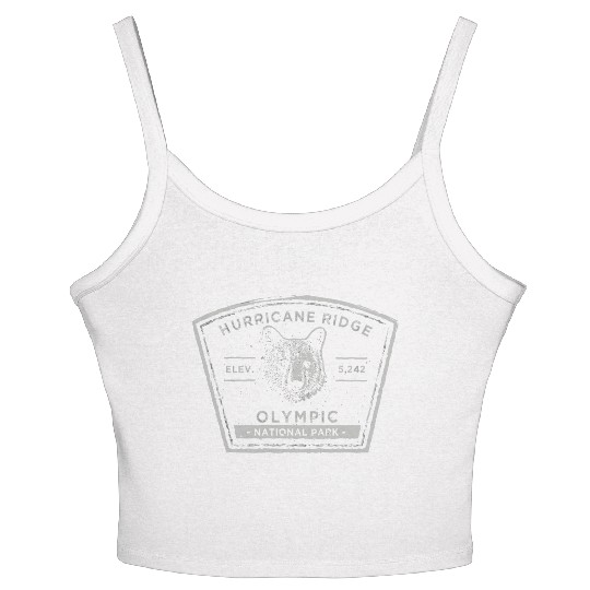 Hurricane Ridge Olympic National Park Women's Spaghetti Strap Tank Top