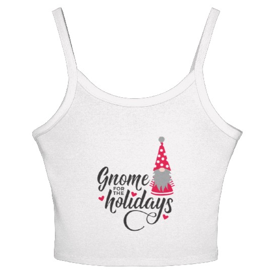 Christmas Funny Gnomes Women's Spaghetti Strap Tank Top