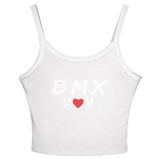 Awesome Bmx Bike Race Mom Life On The Track Women's Spaghetti Strap Tank Top