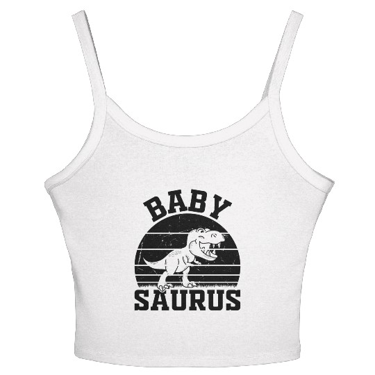 Baby Saurus Newborn Baby Dino Baby Dinosaur - Baby Women's Spaghetti Strap Tank Top