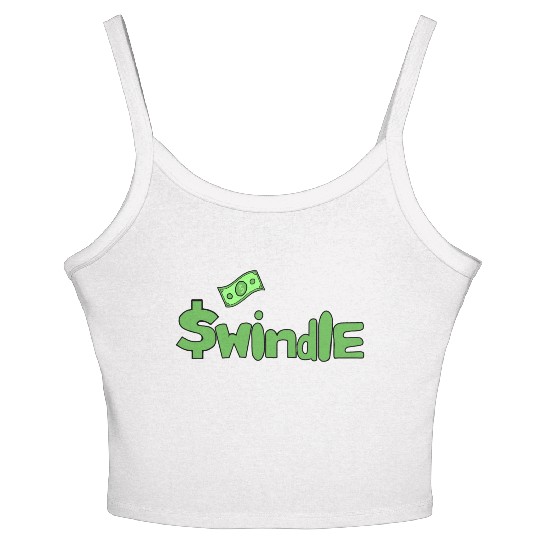 Swindle - Dark Green Color Merchandise Women's Spaghetti Strap Tank Top