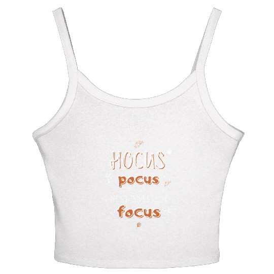 Hocus Pocus I Need Sweets to Focus Women's Spaghetti Strap Tank Top