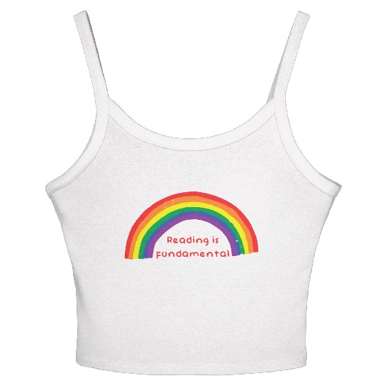 LBGT Flag Gay Pride Human Vintage Rainbow Women's Spaghetti Strap Tank Top