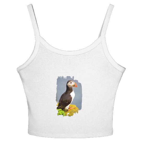 Atlantic Puffin Women's Spaghetti Strap Tank Top