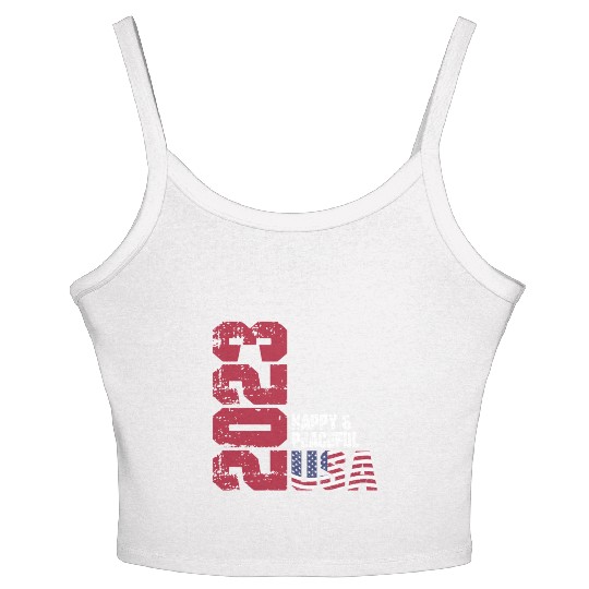 Freedom for all mankind Women's Spaghetti Strap Tank Top