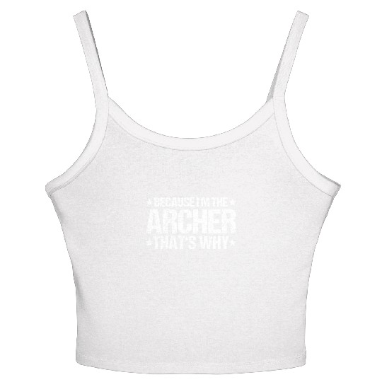 Archer Archery Bow Hunting Bowman Arrow Bow Hunter Women's Spaghetti Strap Tank Top