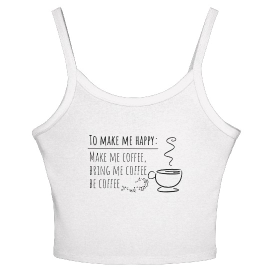 Okay, but first coffee Women's Spaghetti Strap Tank Top
