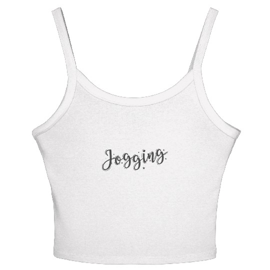 Jogging Exercise Endurance Sport Running Women's Spaghetti Strap Tank Top