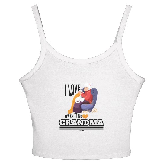 I Love My Grandma Women's Spaghetti Strap Tank Top