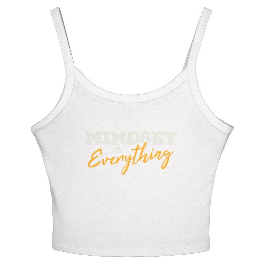 Growth Mindset Entrepreneur Teacher Fitness Women's Spaghetti Strap Tank Top