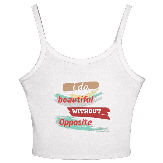 Do something beautiful for free Women's Spaghetti Strap Tank Top