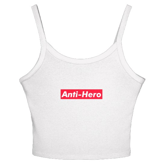 Anti-Hero red boxx Text Gift Music Fan Lover Women's Spaghetti Strap Tank Top