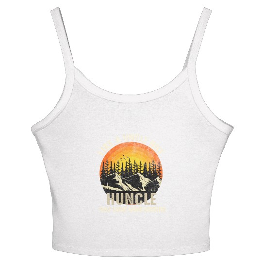 Huncle Definition Like Regular Uncle Way More Good Women's Spaghetti Strap Tank Top