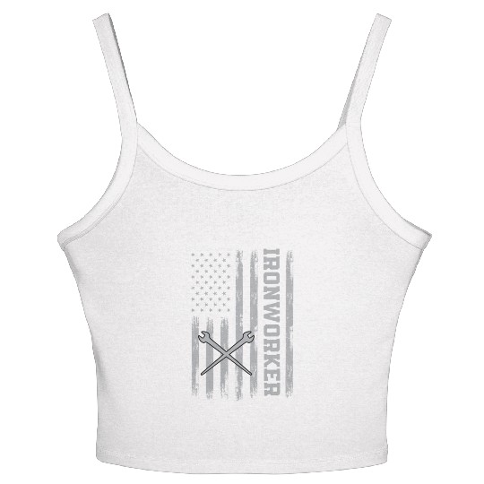 American Ironworker Women's Spaghetti Strap Tank Top