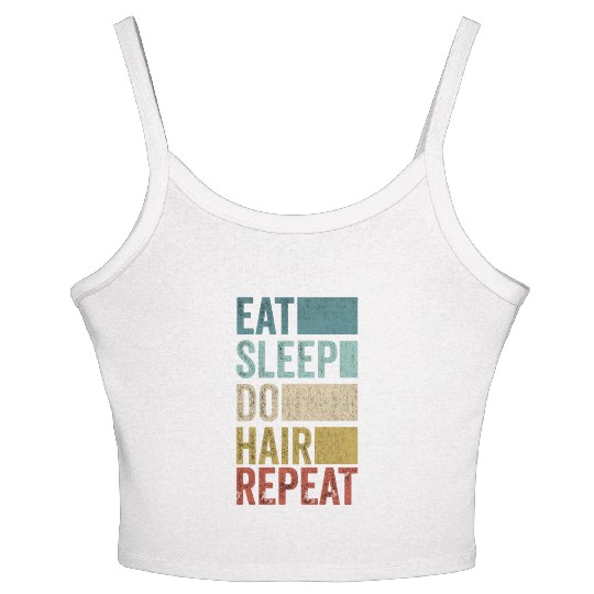 Funny Cosmetologist Hairdresser Hairstylist Women's Spaghetti Strap Tank Top