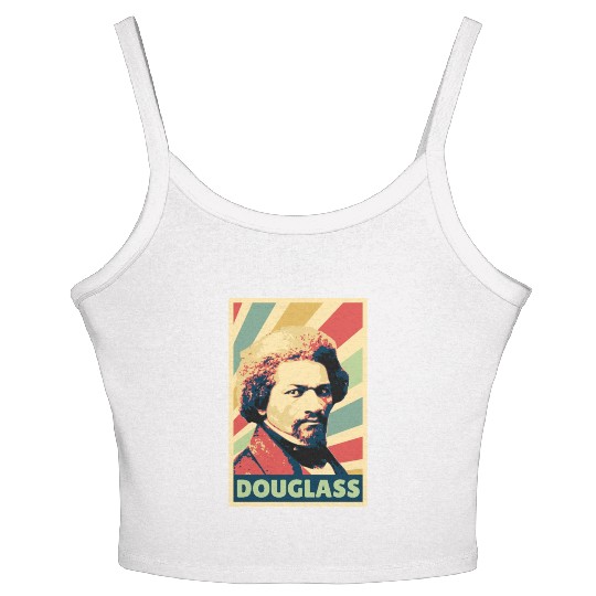 Frederick Douglass Vintage Colors Women's Spaghetti Strap Tank Top