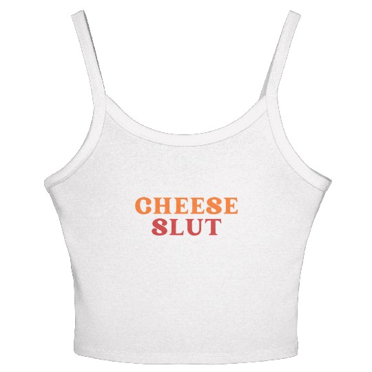 CHEESE SLUT Women's Spaghetti Strap Tank Top