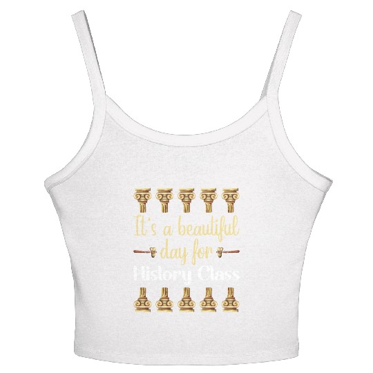 I Teach History Teacher Women's Spaghetti Strap Tank Top