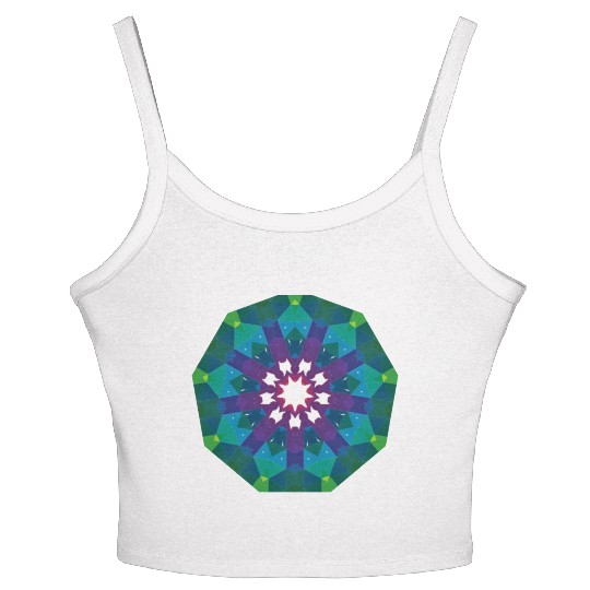 Dark Green Sign Women's Spaghetti Strap Tank Top