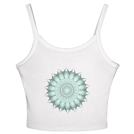Light Green Cool Sign Women's Spaghetti Strap Tank Top