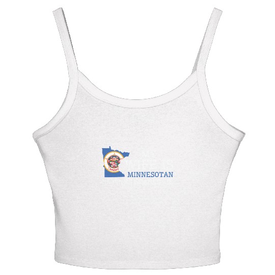 Nothing Scares Me Minnesotan Wife Minnesota Women's Spaghetti Strap Tank Top