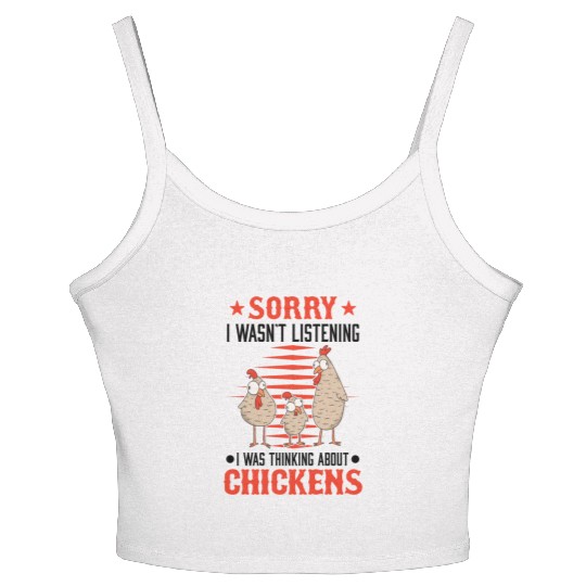 Chickens Gift Chicken Women's Spaghetti Strap Tank Top