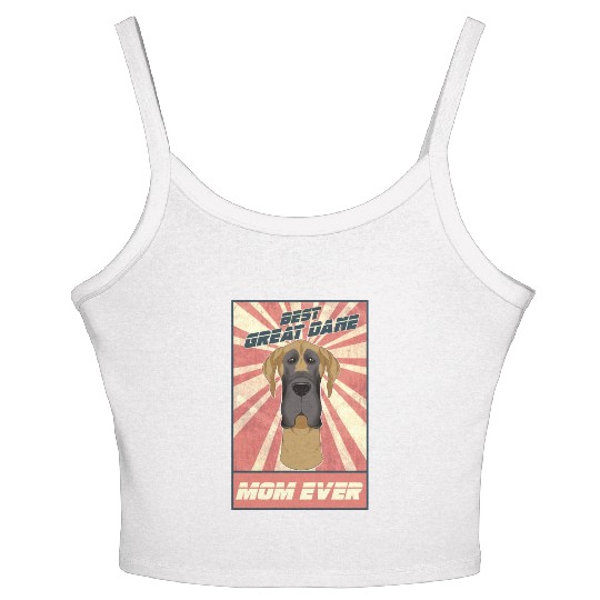 Best Great Dane Mom Ever I Great Dane Lover Women's Spaghetti Strap Tank Top