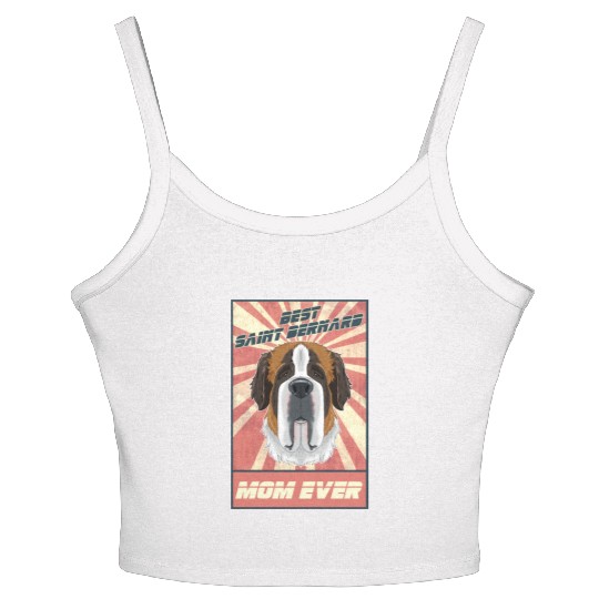 Best Saint Bernard Mom Ever I Saint Bernard Lover Women's Spaghetti Strap Tank Top