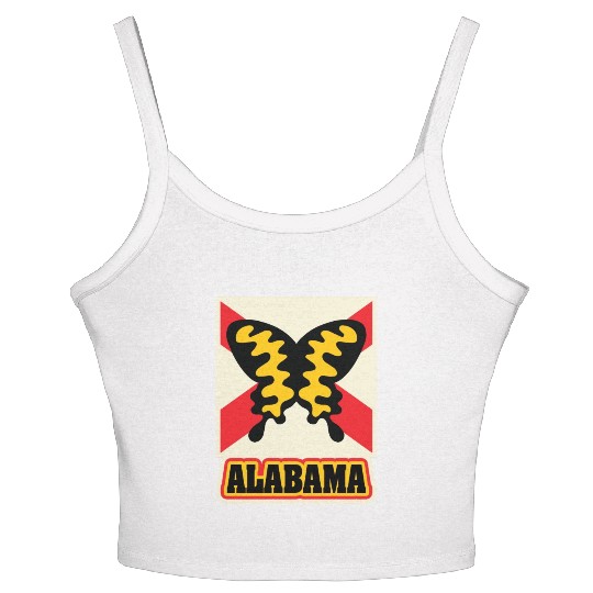 US States Albm Women's Spaghetti Strap Tank Top