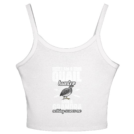 Funny Quail Hunting Hobby For Bobwhite Quail Women's Spaghetti Strap Tank Top