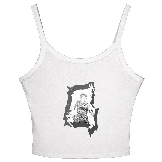 Son kratos,god of war. PS 4 Women's Spaghetti Strap Tank Top