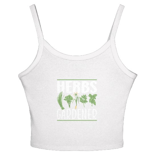 Herbs Gardener Herb Herbalist Herbalism Gardening Women's Spaghetti Strap Tank Top